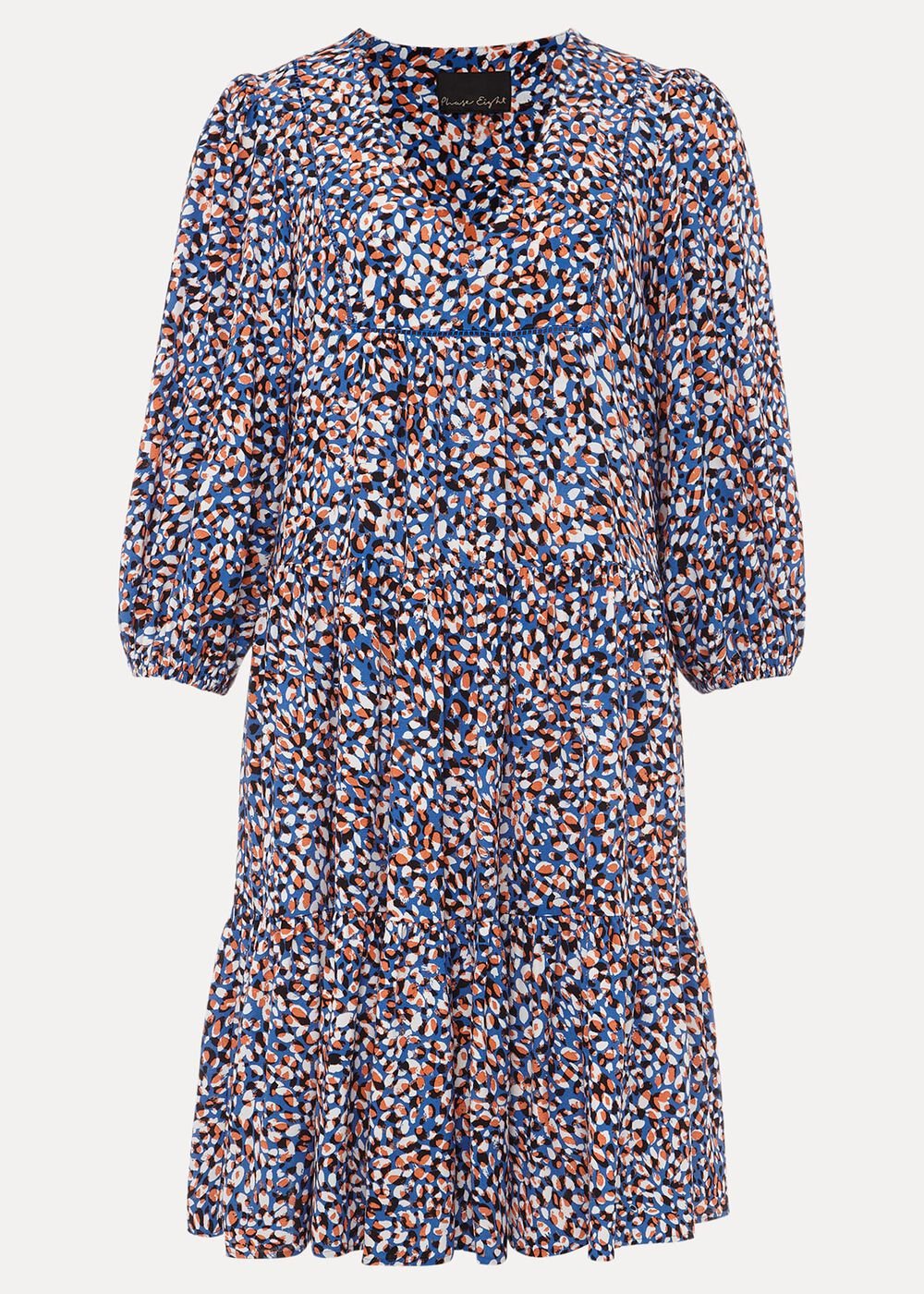 Penele Dotty Print Short Dress Multi-Coloured