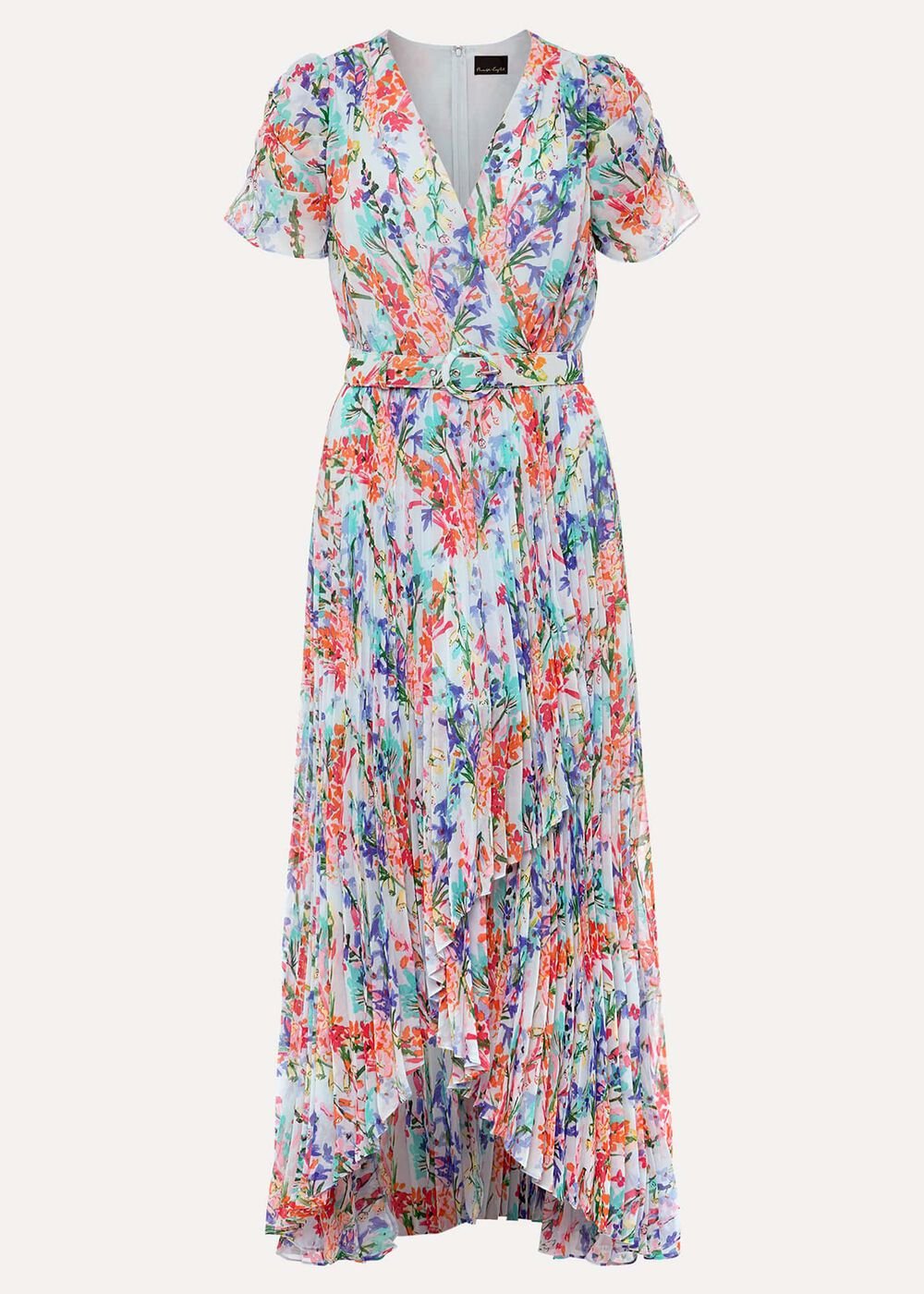 Cleo Floral Midaxi Dress Cherry/Multi