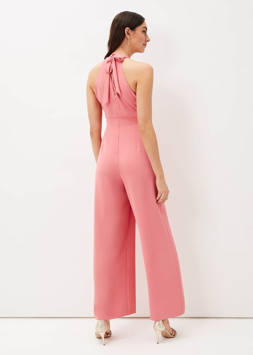 Mellany Wide Leg Jumpsuit Watermelon