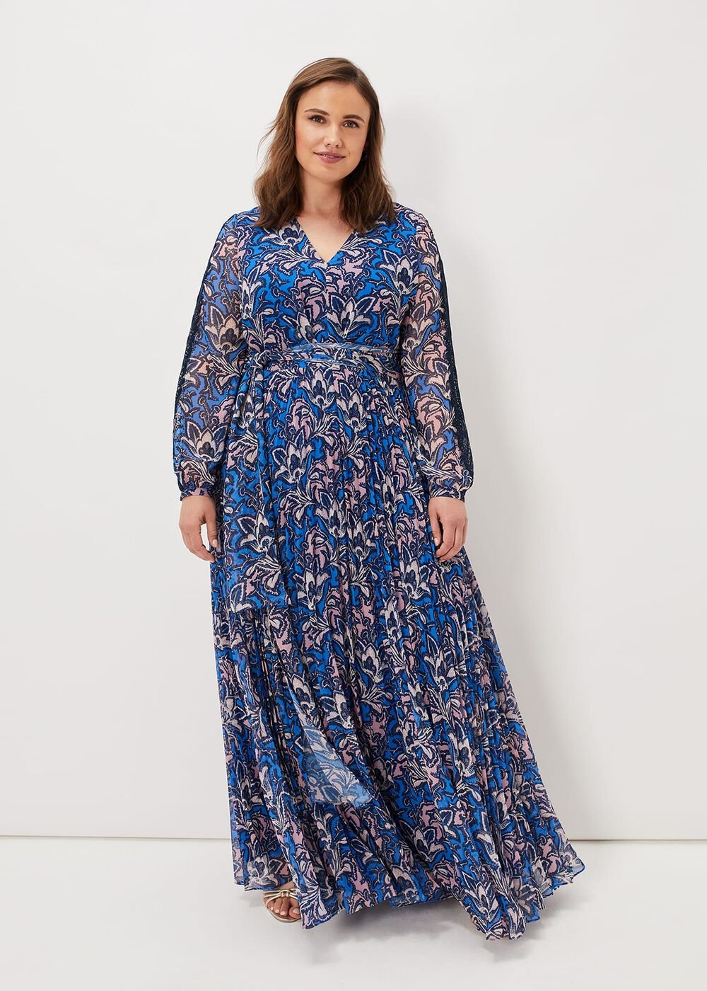 Claudia Printed Maxi Dress Multi-Coloured