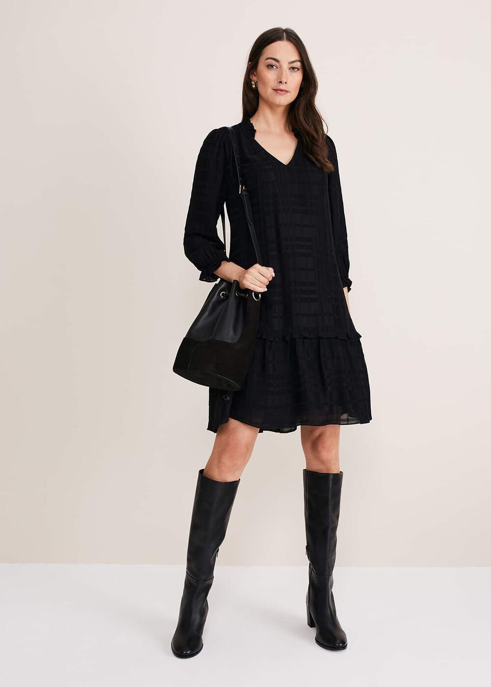 Tansy Swing Dress Black