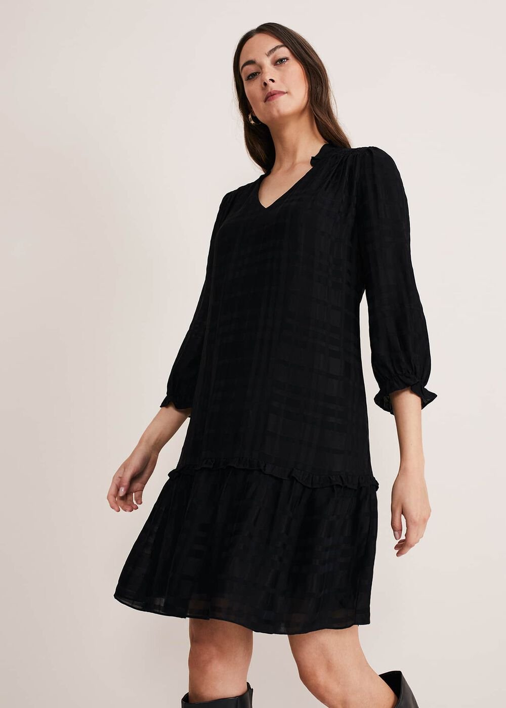Tansy Swing Dress Black