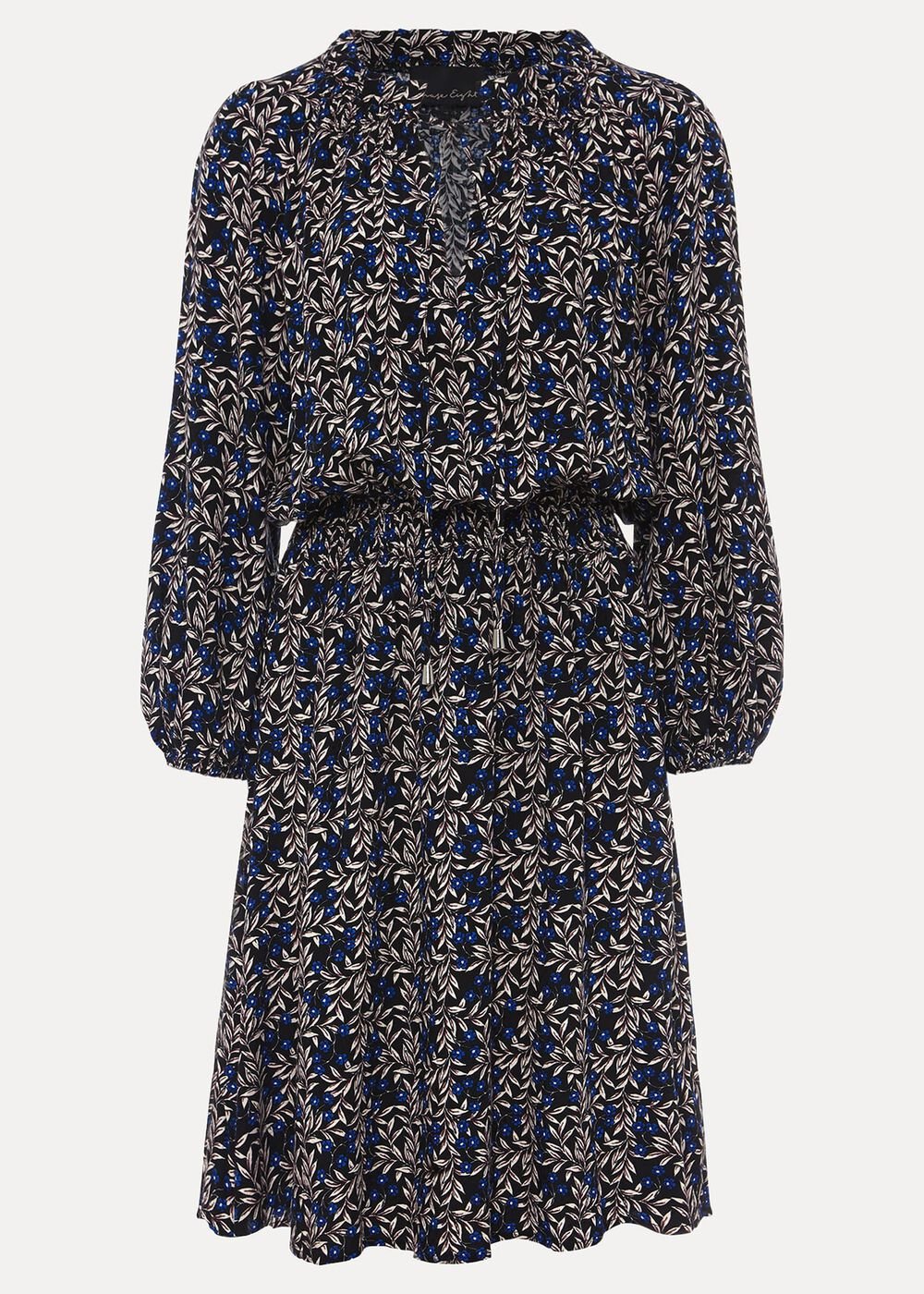 Phillipa Floral Swing Dress Navy