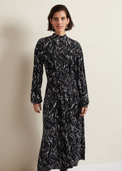 Anamaria Midi Dress Charcoal Multi