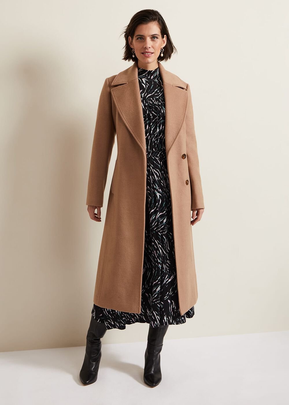 Anamaria Midi Dress Charcoal Multi