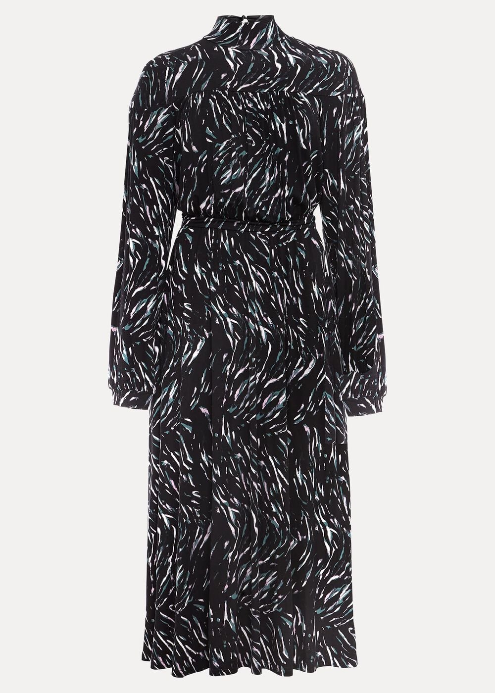 Anamaria Midi Dress Charcoal Multi