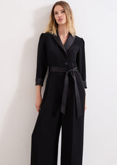Kylie Tux Jumpsuit Black