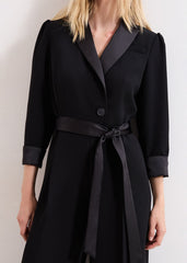 Kylie Tux Jumpsuit Black