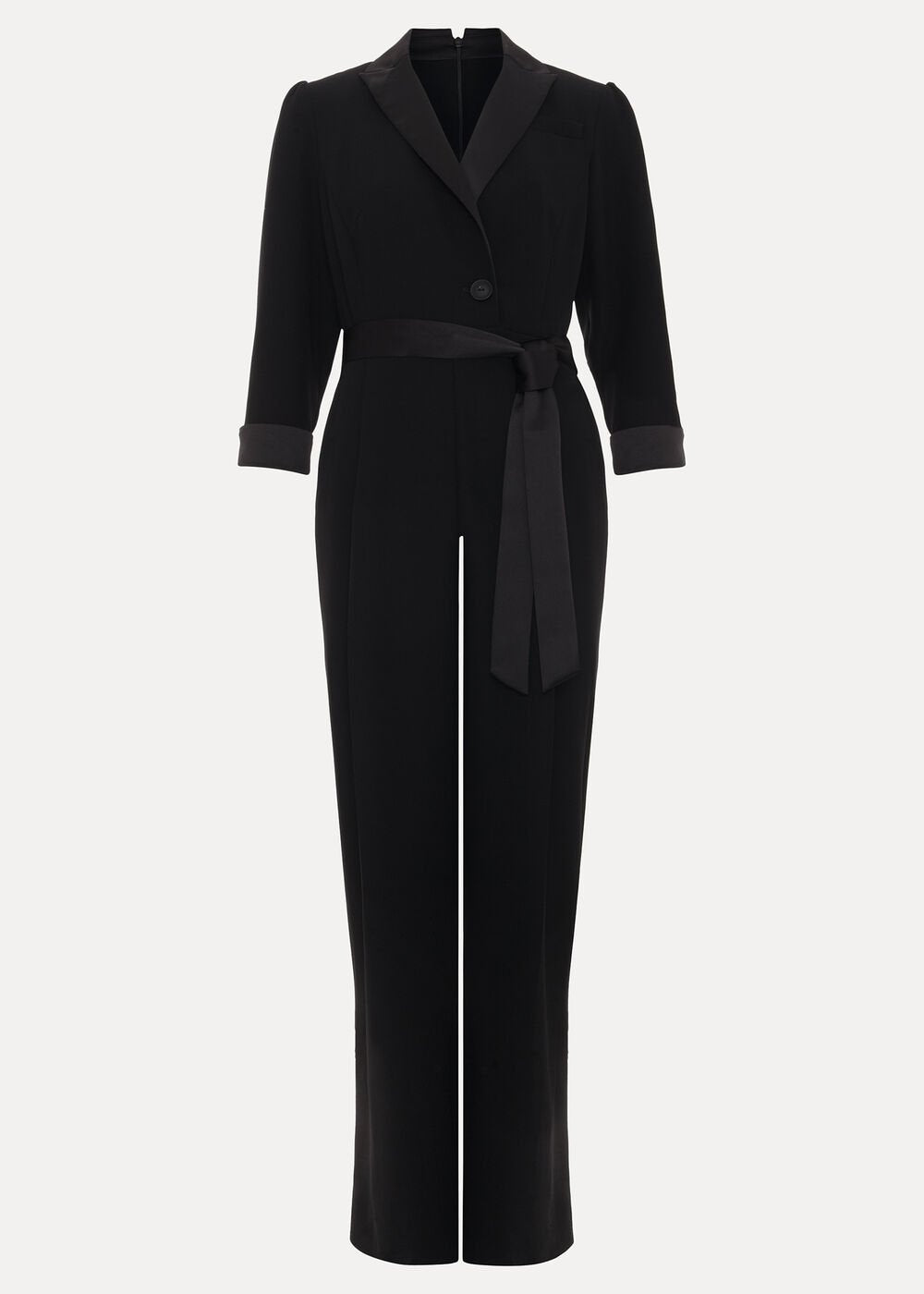 Kylie Tux Jumpsuit Black