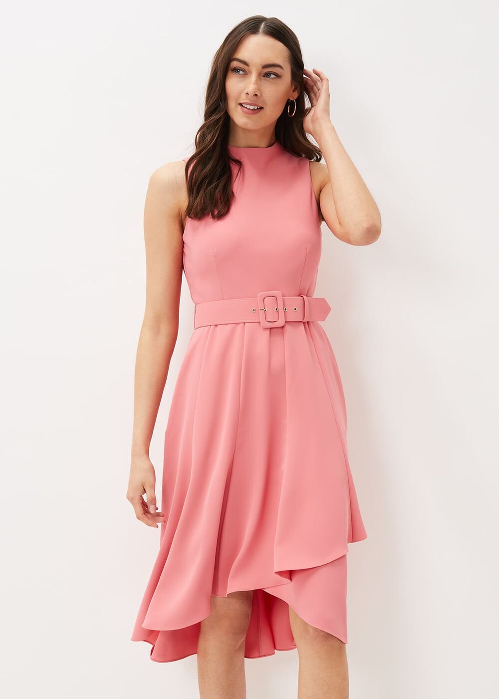 Kazandra Belted Dress Watermelon