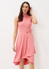 Kazandra Belted Dress Watermelon