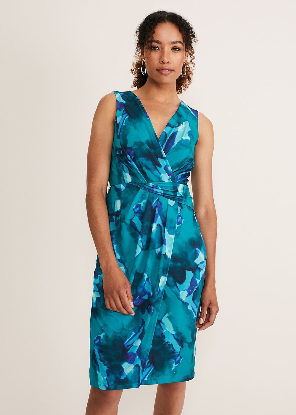 Corrin Print Jackie Dress Malachite/Multi