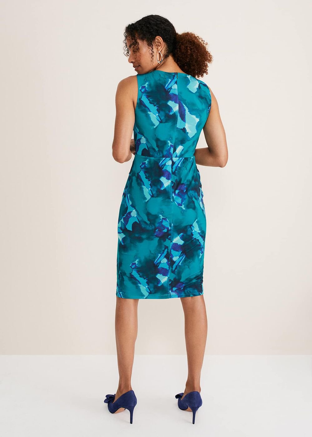Corrin Print Jackie Dress Malachite/Multi