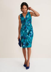 Corrin Print Jackie Dress Malachite/Multi