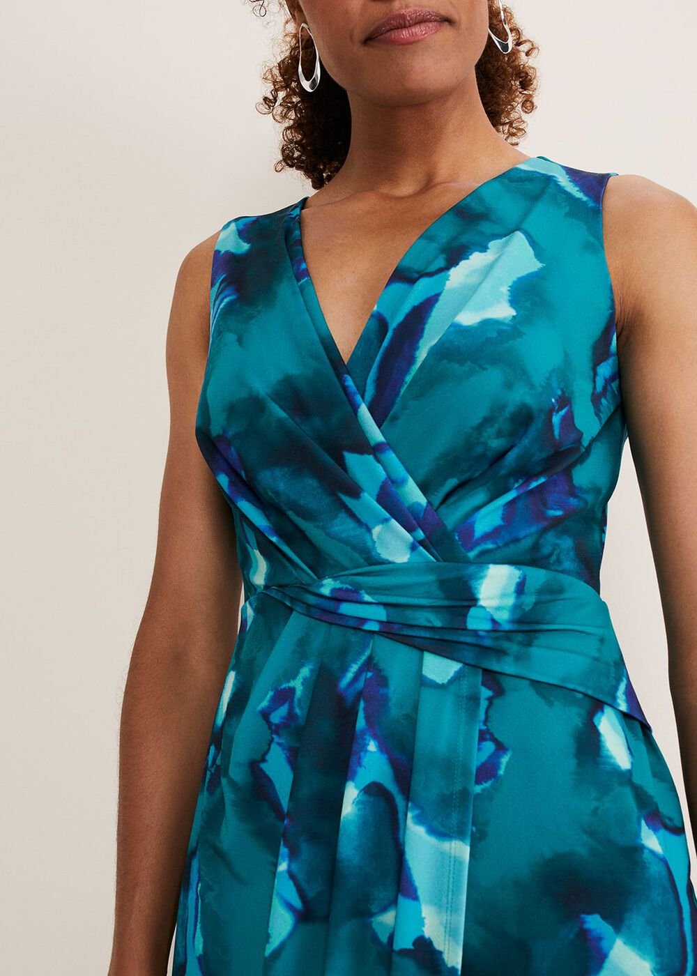 Corrin Print Jackie Dress Malachite/Multi
