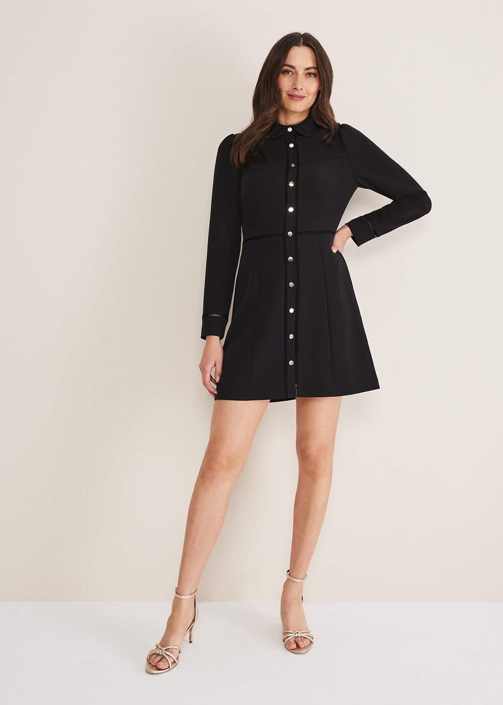 Rosa Tailored Dress Black