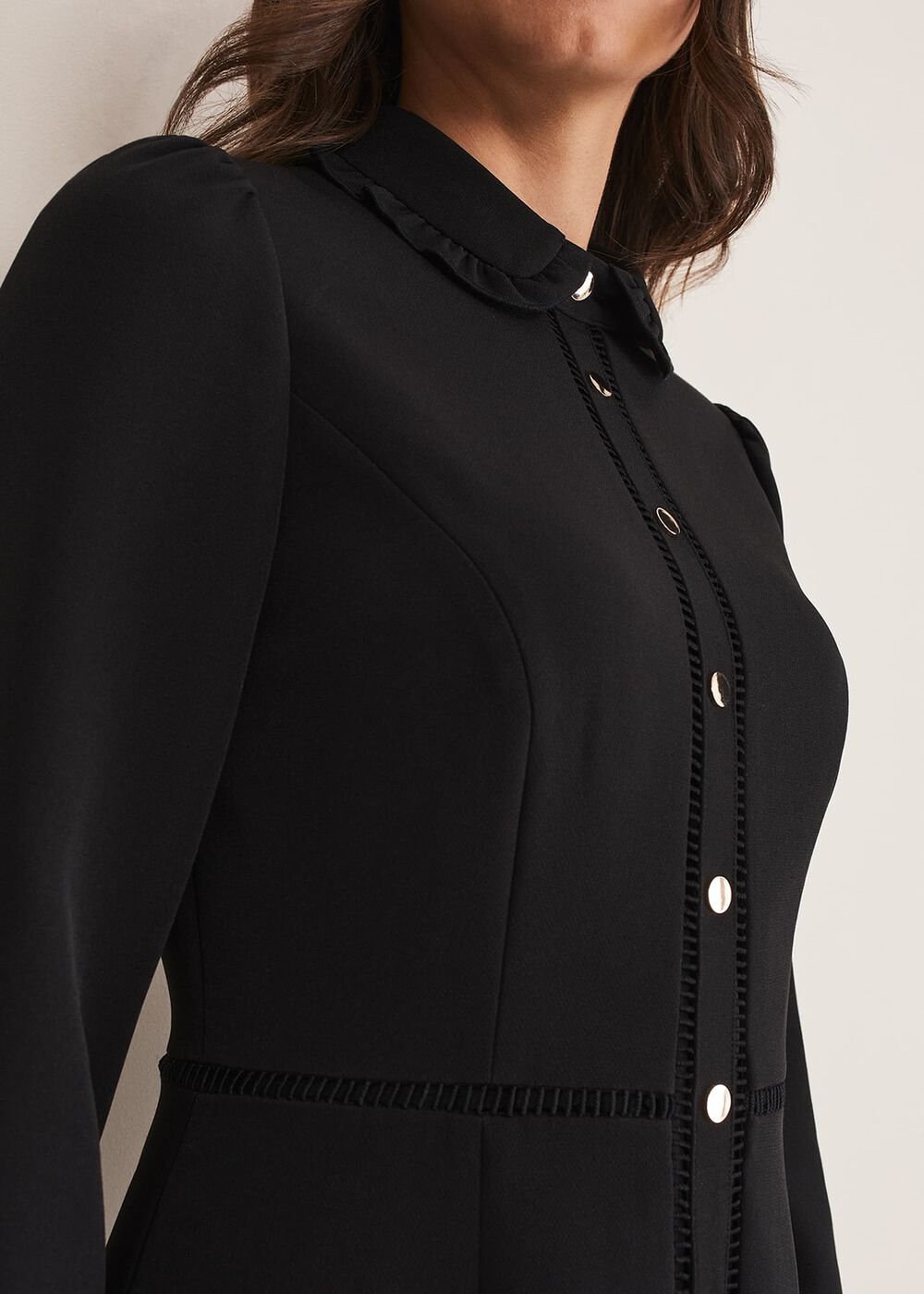 Rosa Tailored Dress Black