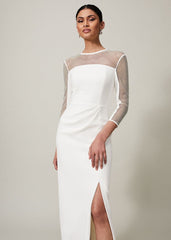 Belle Embellished Maxi Dress Ivory