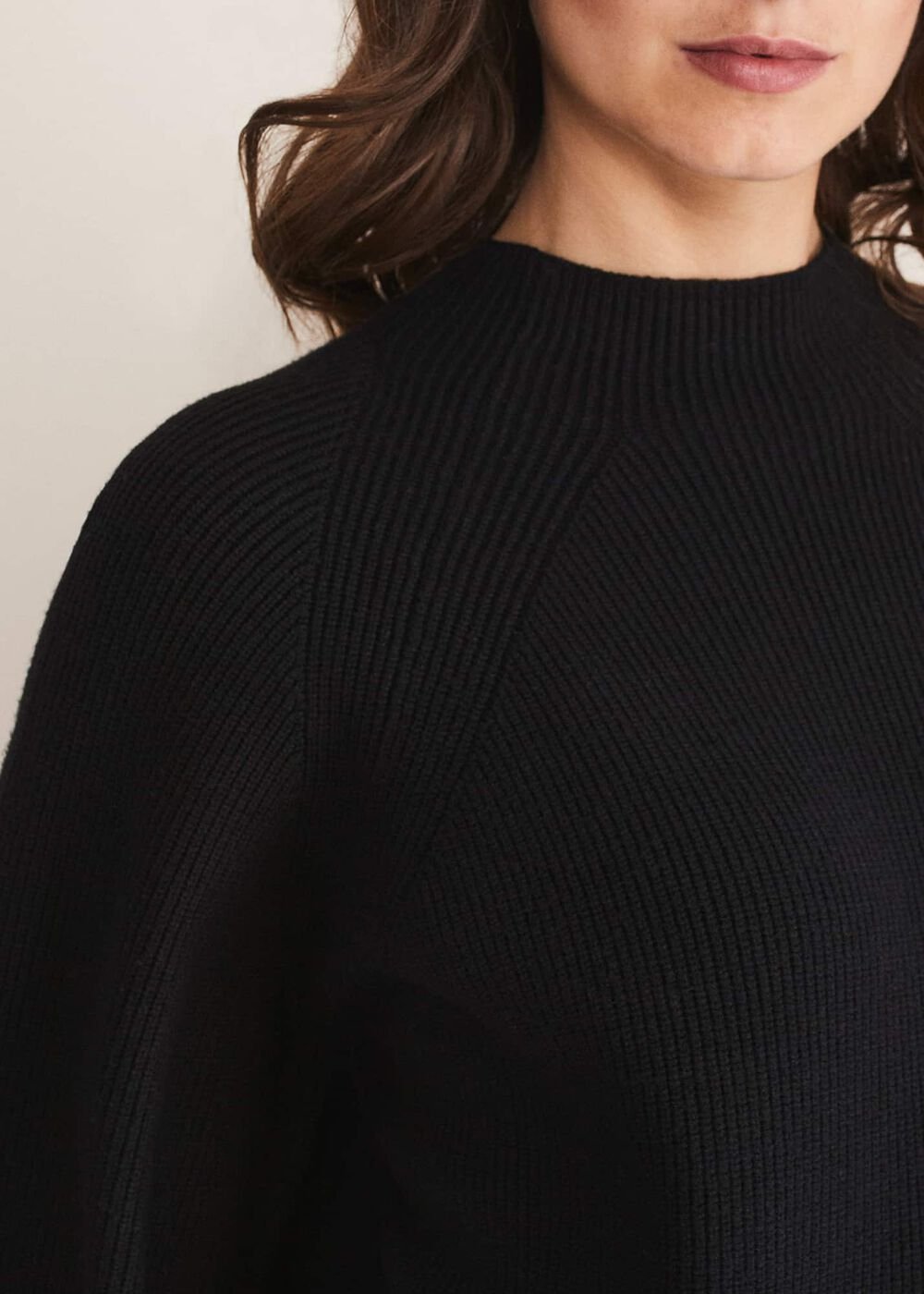 Eliana Knitted Jumper Dress Black