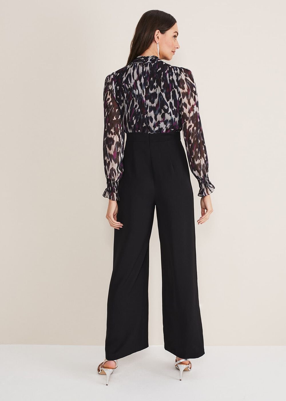 Millicent Print Jumpsuit Multi-Coloured
