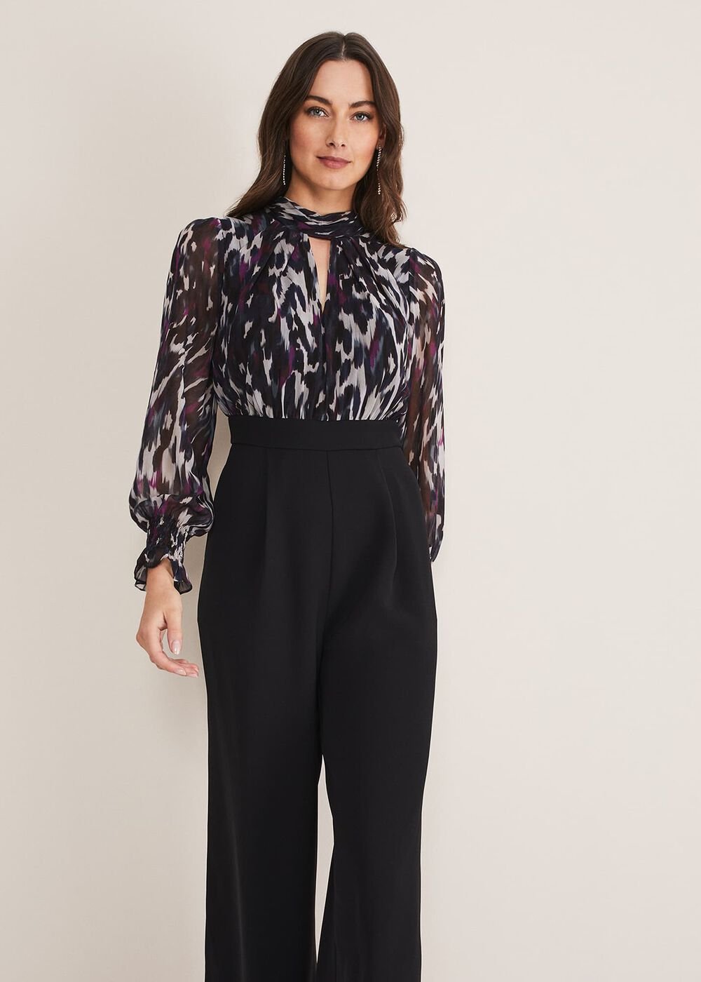 Millicent Print Jumpsuit Multi-Coloured