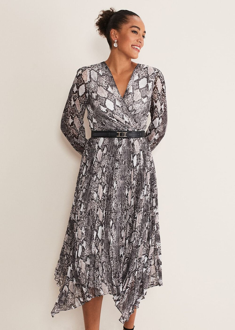 Dani Animal Print Dress Black/Multi