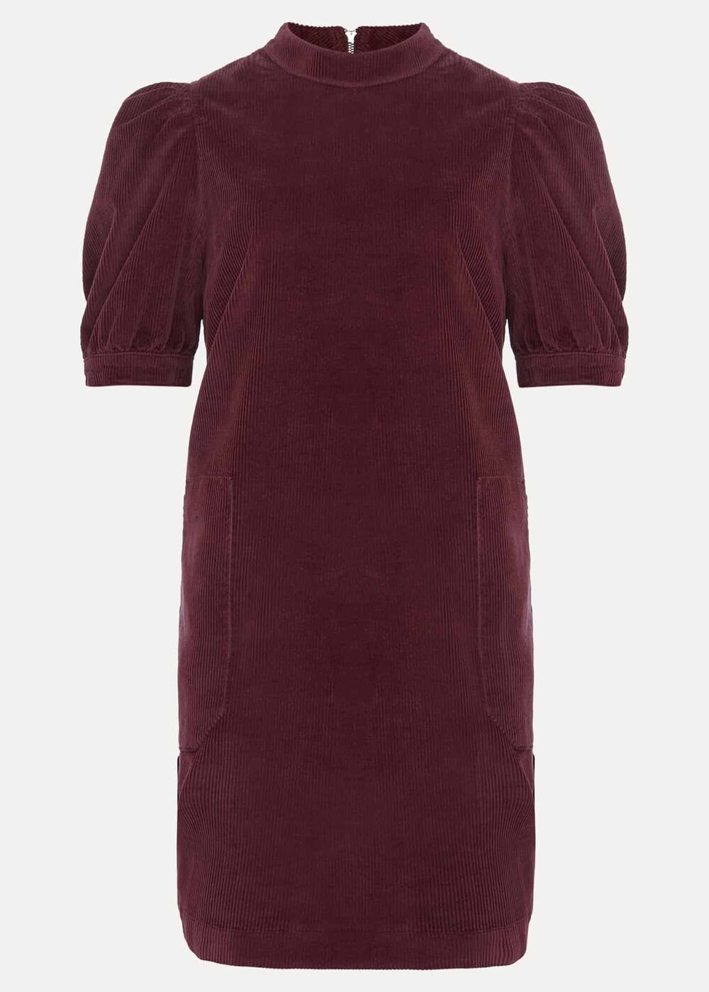 Elektra Corduroy Dress Burgundy