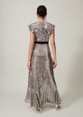 Enja Sequin Maxi Dress Gold