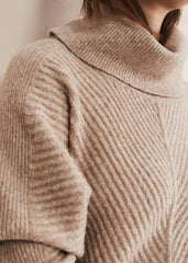 Fillipa Tunic Knit Dress Oatmeal