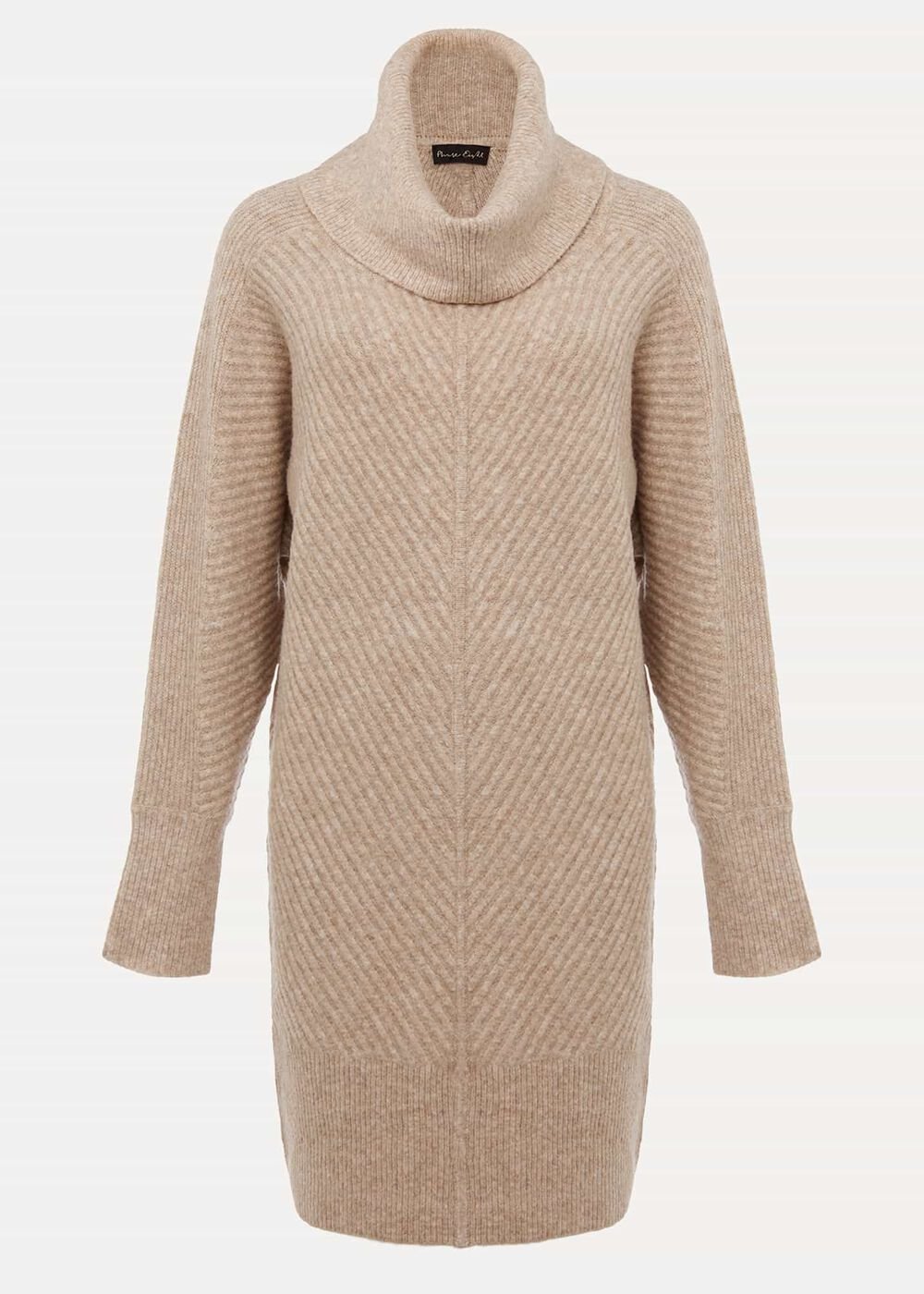 Fillipa Tunic Knit Dress Oatmeal