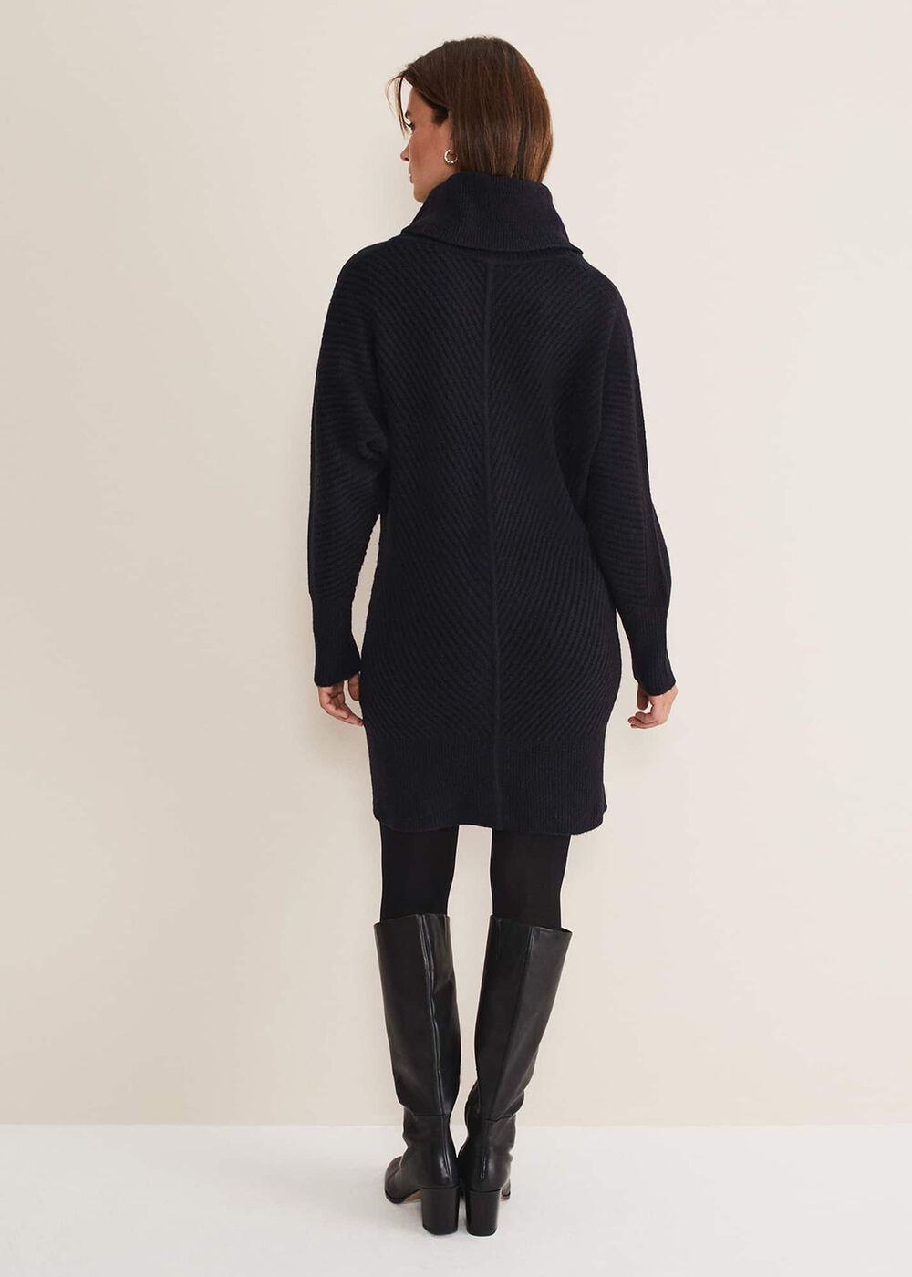 Fillipa Tunic Knit Dress Midnight