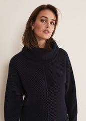 Fillipa Tunic Knit Dress Midnight