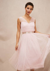 Ella Tulle Dress Antique Rose