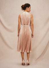 Simara Sequin Dress Rose Gold