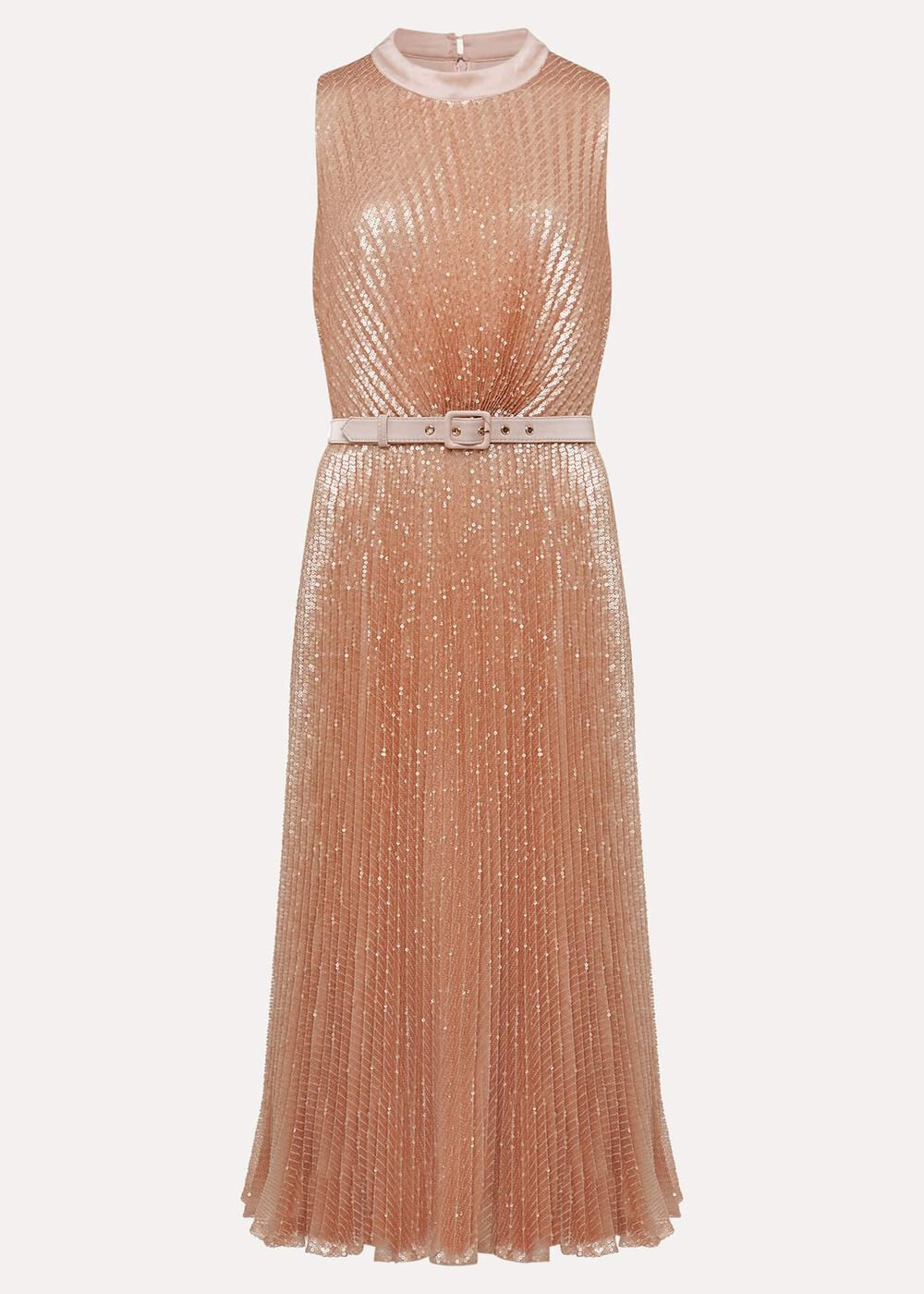 Simara Sequin Dress Rose Gold