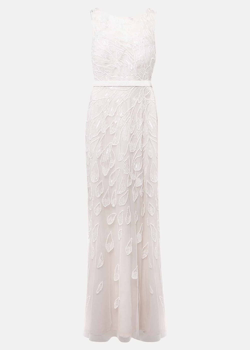 Ottilie Beaded Maxi Wedding Dress Ivory