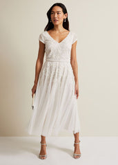 Lorena Tulle Wedding Dress Ivory