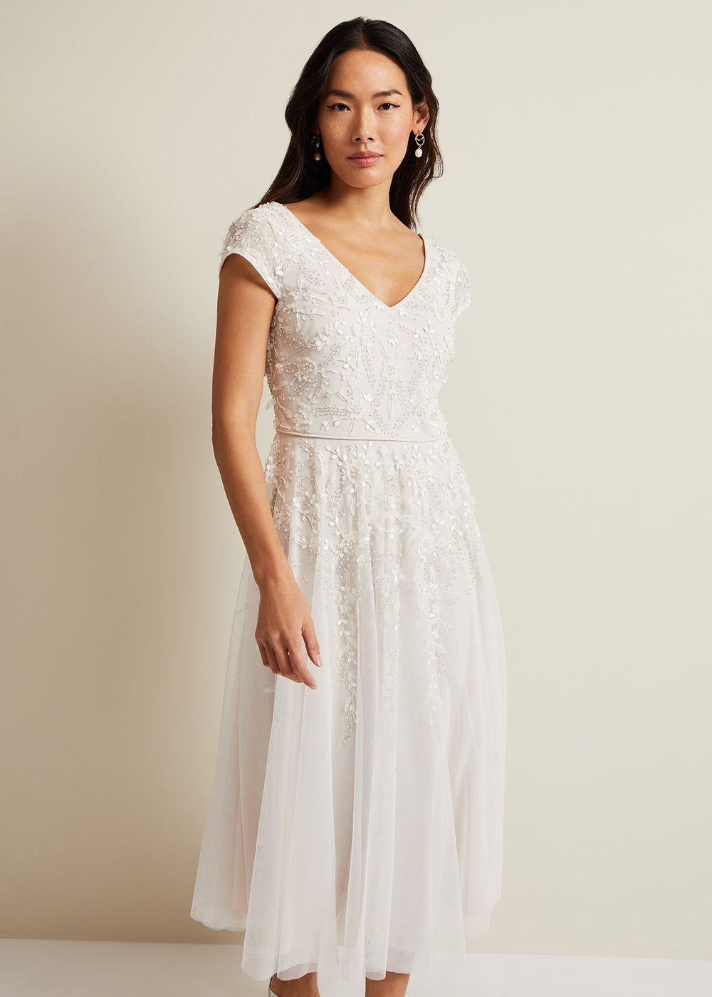 Lorena Tulle Wedding Dress Ivory