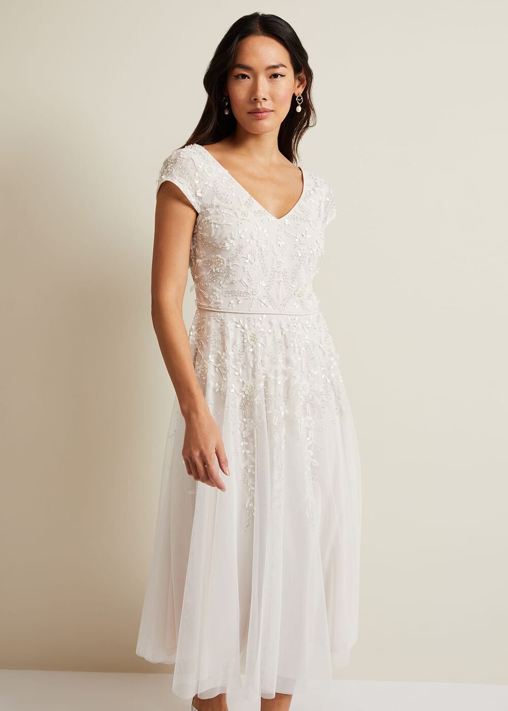 Lorena Tulle Wedding Dress Ivory