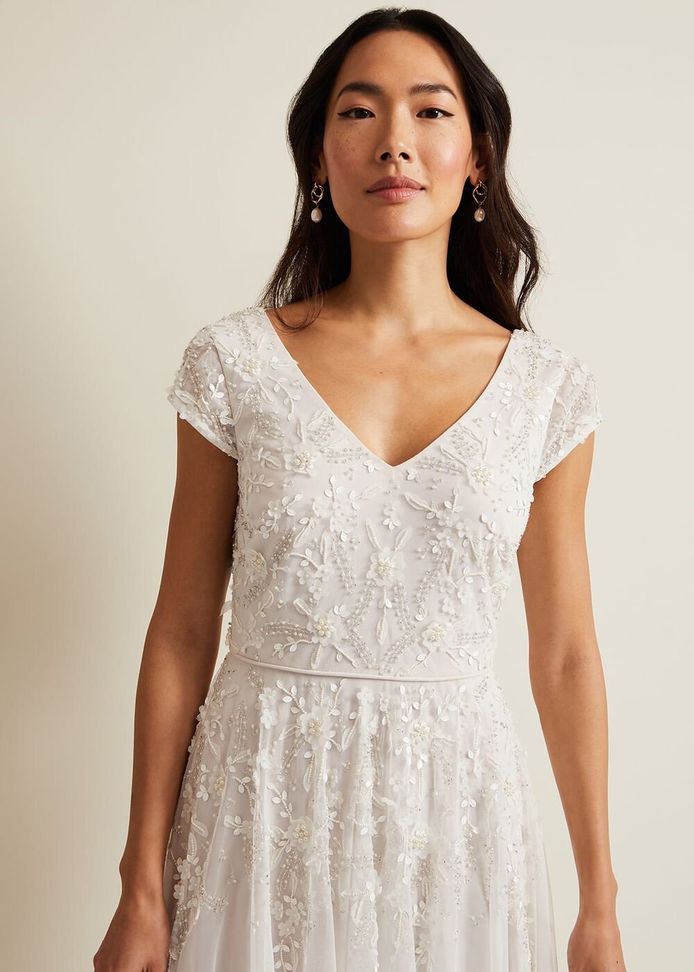 Lorena Tulle Wedding Dress Ivory