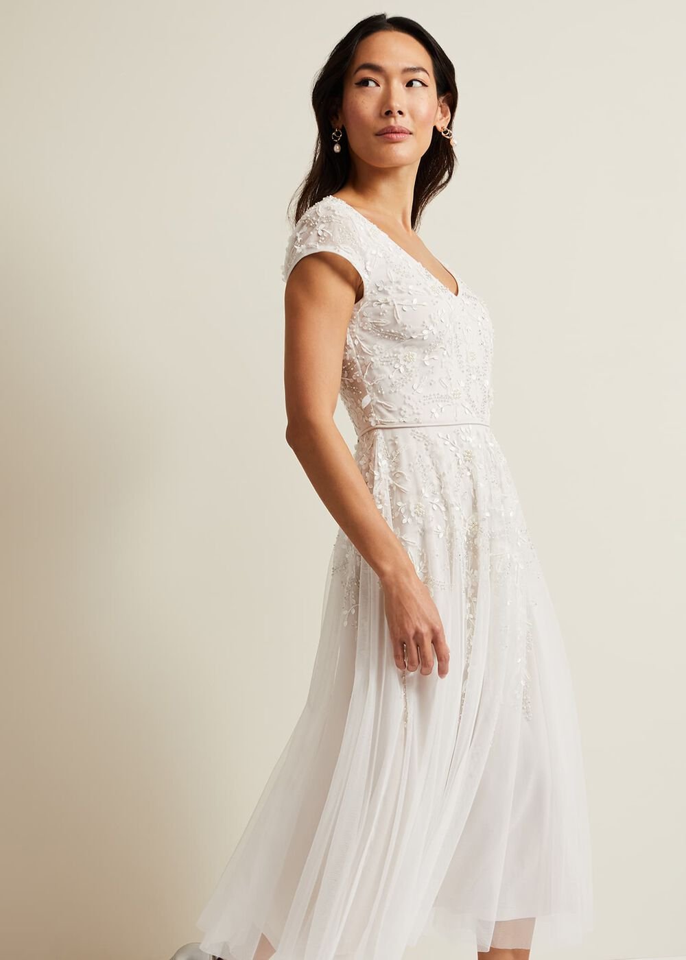 Lorena Tulle Wedding Dress Ivory