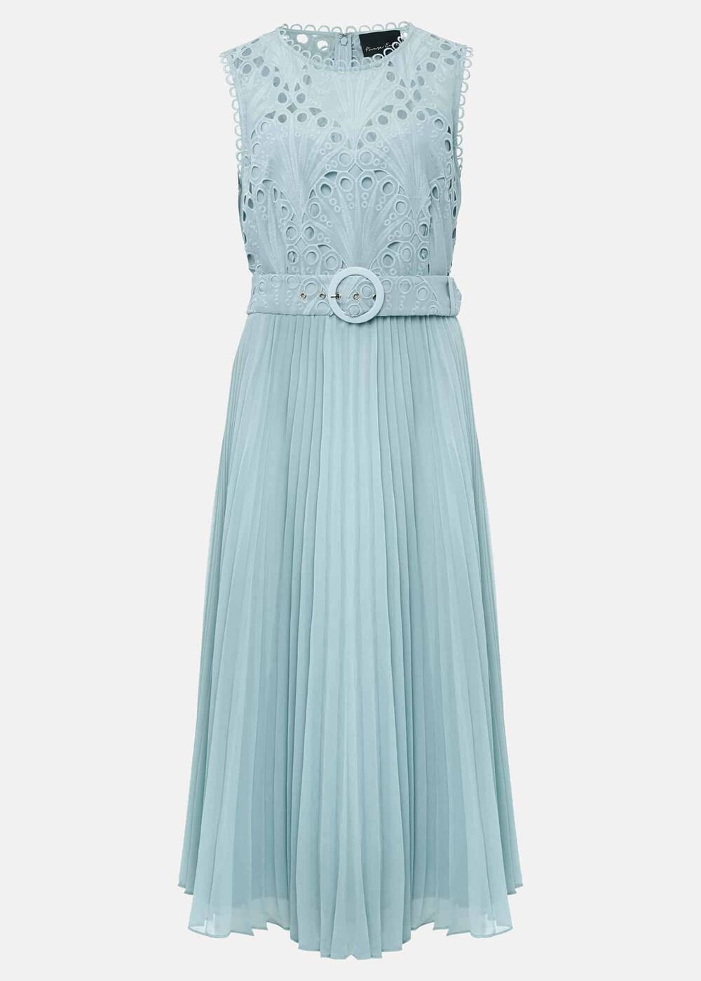 Petite Amora Lace Bodice Dress Peppermint