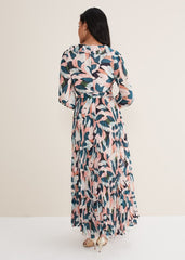 Petite Averie Floral Maxi Dress Multi-Coloured