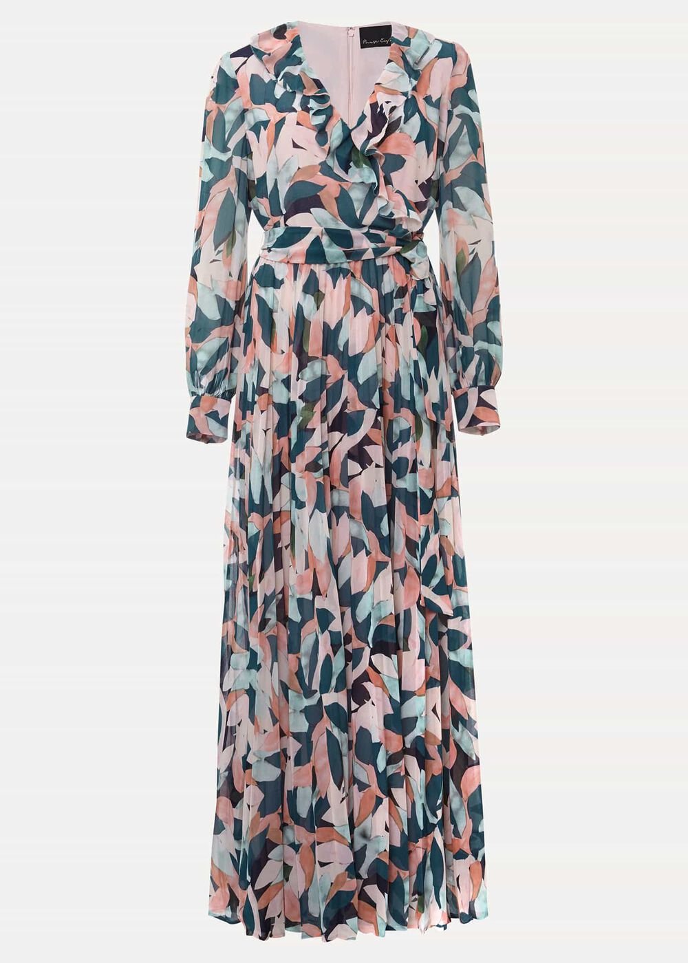 Petite Averie Floral Maxi Dress Multi-Coloured