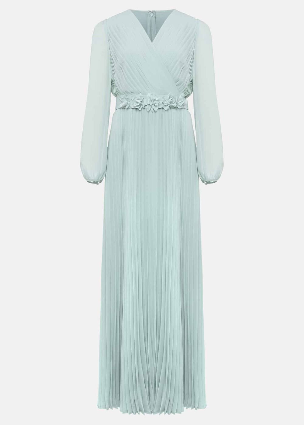 Petite Alecia Pleated Maxi Dress Peppermint