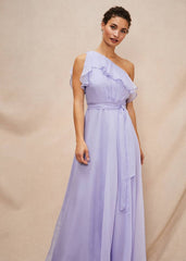 Mia One Shoulder Maxi Dress China Blue