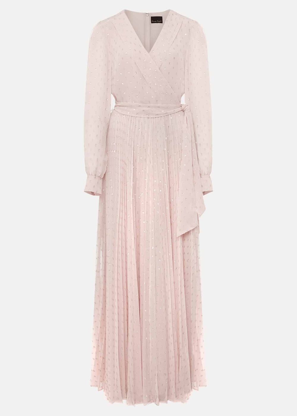 Petite Carmen Fil Coupe Maxi Dress Antique Rose