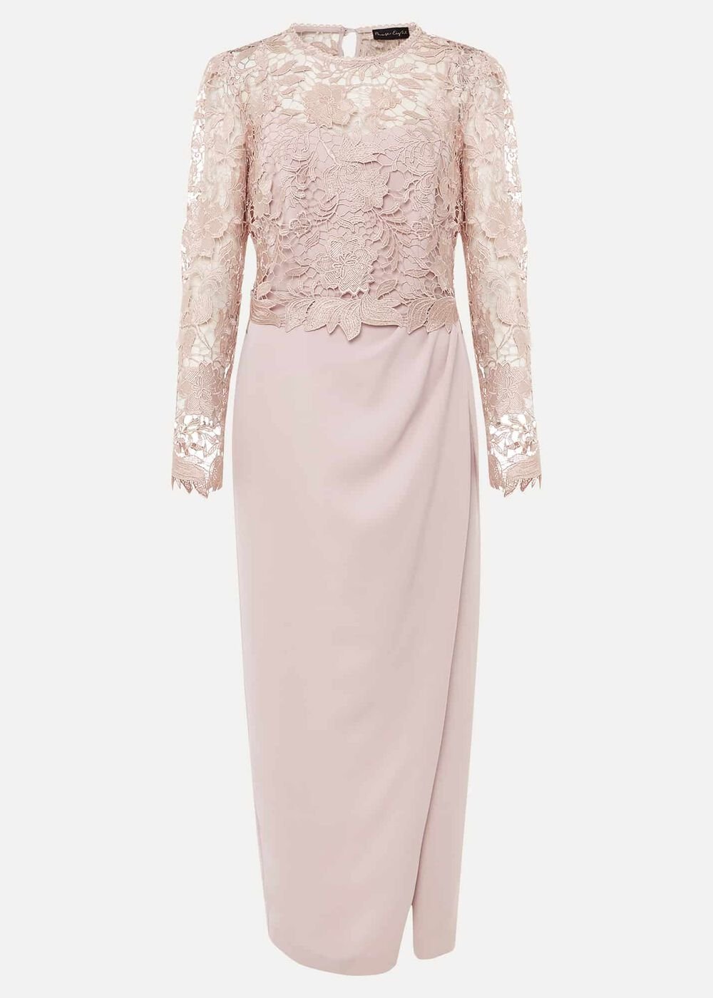 Petite Adeline Double Layer Dress Antique Rose