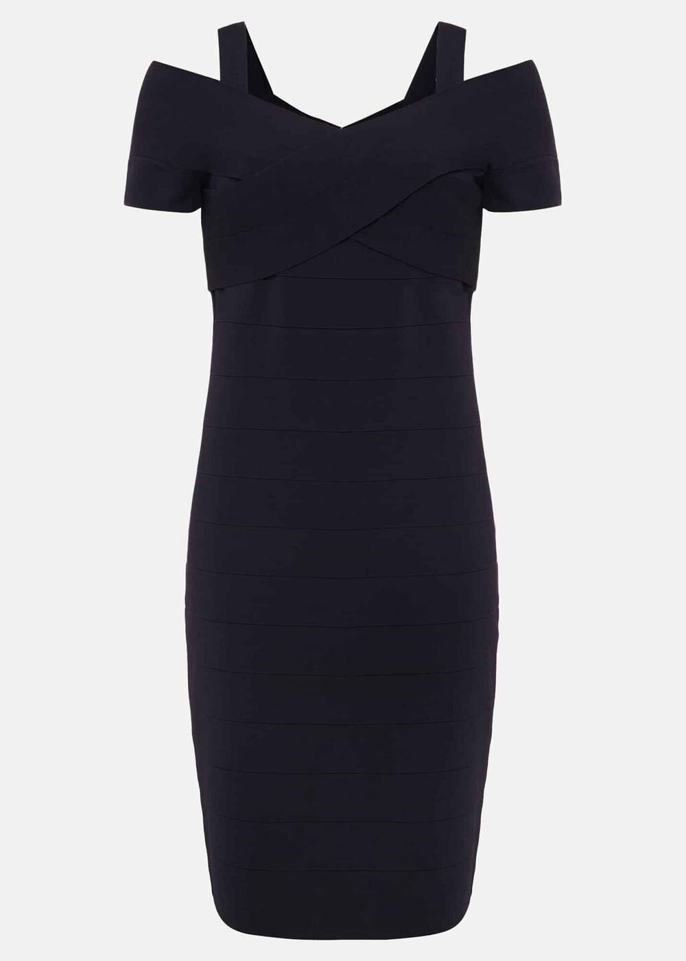 Zella Knitted Bandage Dress Navy
