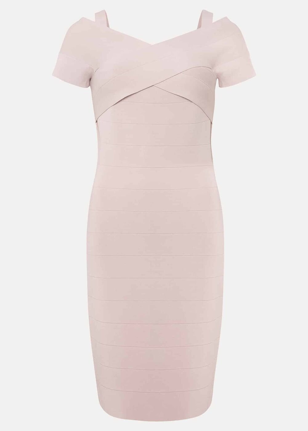 Zella Knitted Bandage Dress Antique Rose